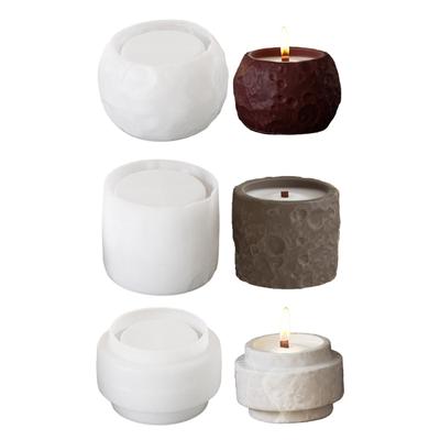 Flexible Sturdy Silicone Mould Fashion Accessory for Making Unique Cylinder Shaped Candle and Home Decorations