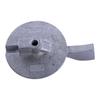 Trim Tab Anode 67F-45371-00 688-45371-02-00 Silver Zinc Alloy Fit for Yamaha Outboard Motor 50HP 60HP 70HP 75HP 80HP 90HP