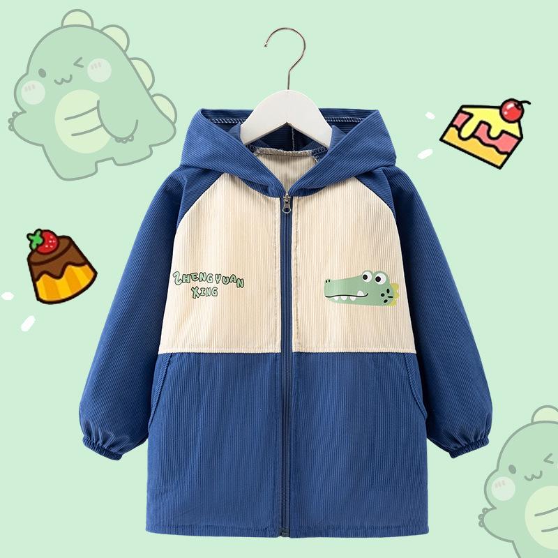 Dziecięcy Kombinezon Puchowy Średni i Duży - Plamoodporny Jesień/Zima Przedszkolne Okrycie Wierzchnie Fartuszek dla Chłopców