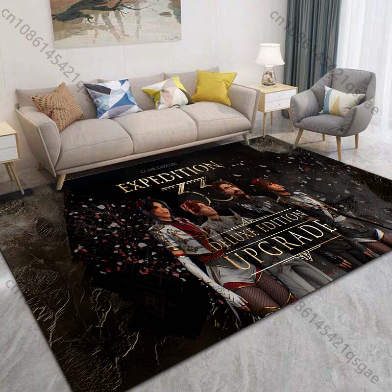 

Multi-Size Clair Obscur E-Expedition Pattern Carpet for Living Room Bedroom Sofa Home Decor Non-slip Floor Mat Large Size 40x60cm