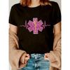 Women'S T-Shirts , Round-Neck for Spring, Summer, And Autumn - Stylish Everyday Women'S Apparel in Standard Size Codes