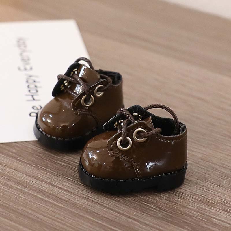 For 10cm Cotton Doll Shoes Fashion Leather Shoes Doll Accessories Mini Doll'S Sports Shoes Dolls Accessories DIY Toys
