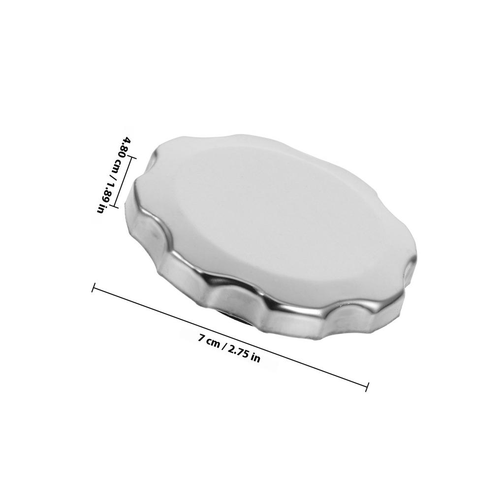 3Pcs Universal Fuel Tank Caps Leakproof Metal Gas Cap Replacement for Mini Bikes Dirt Bikes Generators Tiller