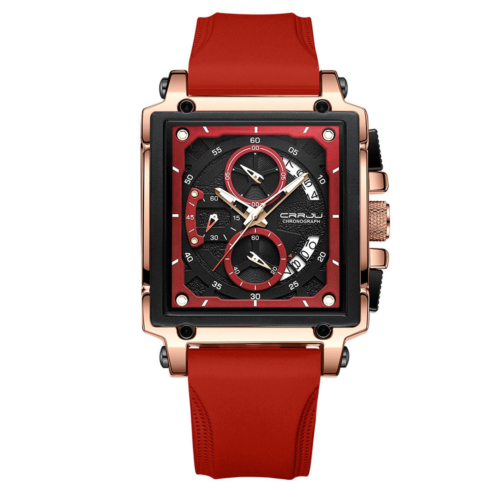 

Мужские водонепроницаемые светящиеся наручные часы-будильник для бега One Size