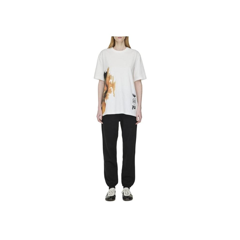 Y-3 GFX Short-Sleeve Tee White Unisex Tops JX4744