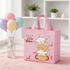 12pcs Children Day Canvas Gift Tote Bags Cute Cartoon Bags for Kids Party Birthday Party Favor Kindergarten School Gift Bags