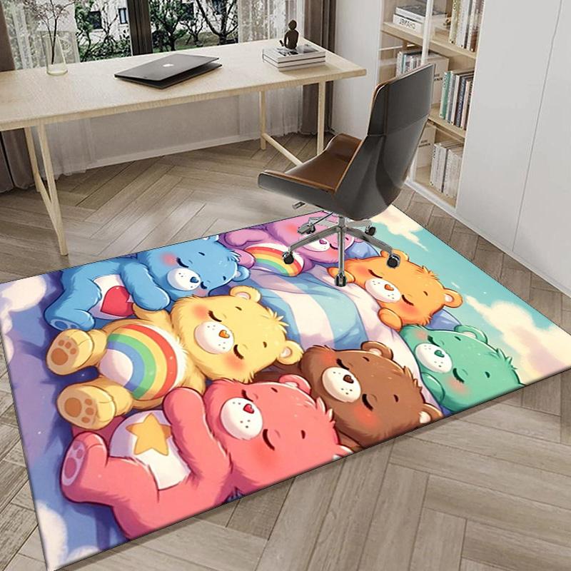 Rainbow Bears  Carpet, Chair Rug,Rug for Office Bedroom living rooms, Doormat decor Fan Gift Christmas Gift
