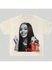 The Scientist Street Hip Hop TShirt Classic Big Face Print Crew Neck Short Sleeve Unisex Women Top Y2K Harajuku Street Cotton Tees