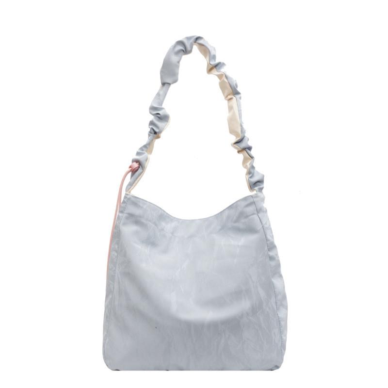 Fashionable Ins Large Capacity Tote Bag For Women Available In Chic Colors Like Beige Black Blue And Pink