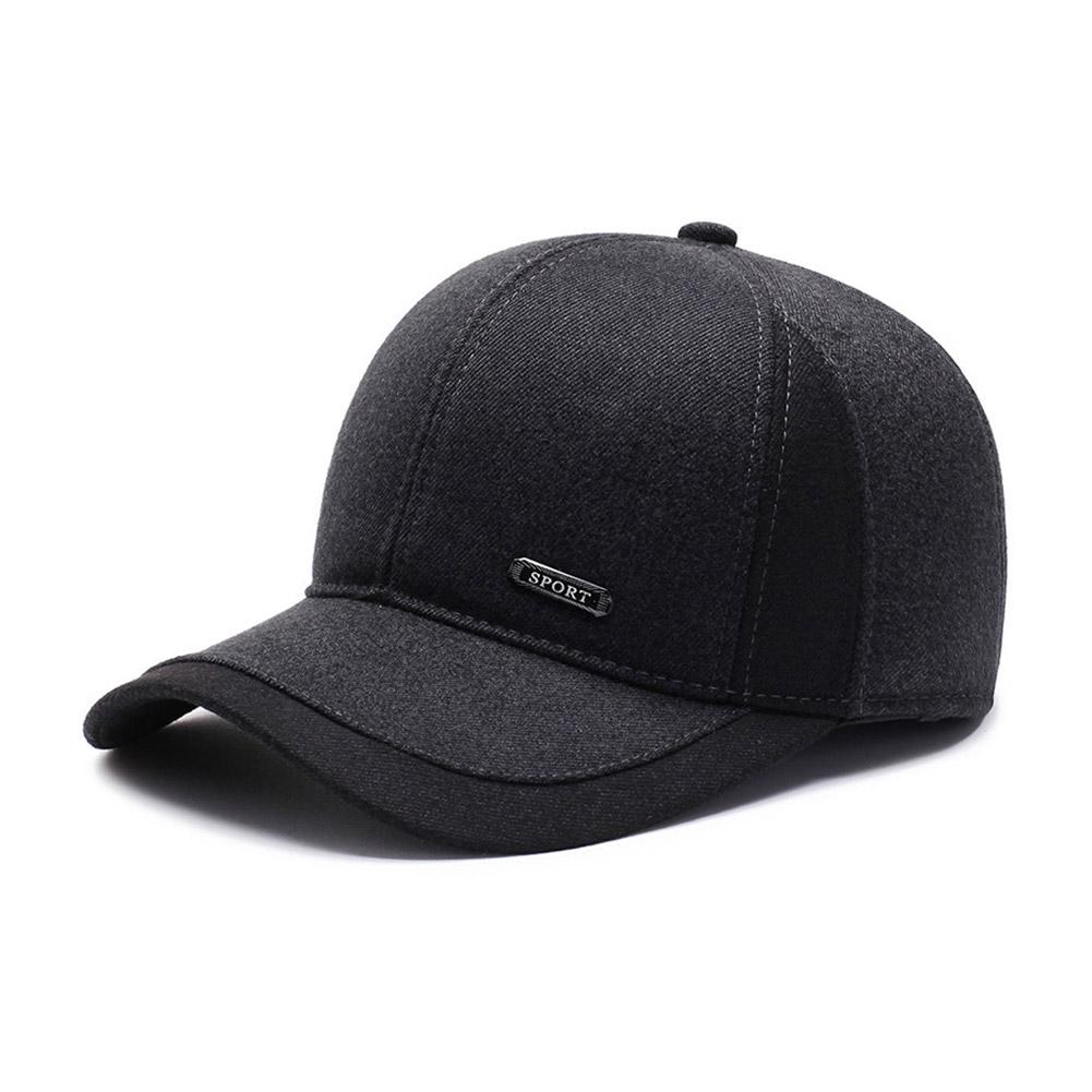 Winter Bomber Hat Men Women Russian Black Leather Ushanka Flaps Warm Baseball Ear Fur Brand Hat S7H6