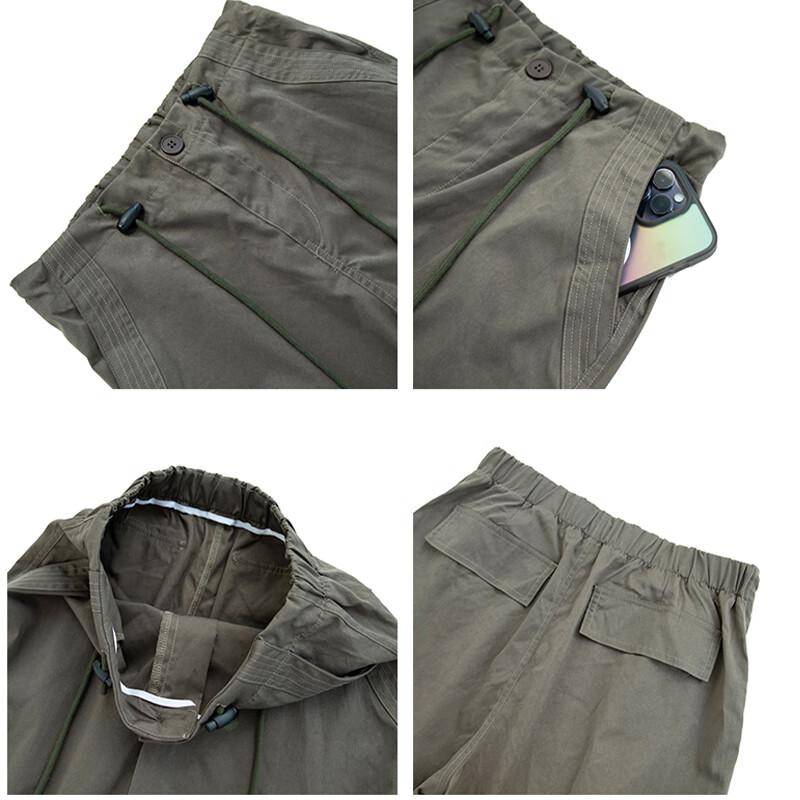 Baleno Women's High-Waist Velcro Wide-Leg Cargo Pants