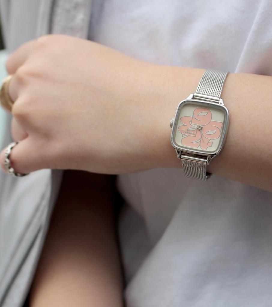 Authorized Distributor Komono Watch Kate Cameo Royale Silver Blush [KOMONO] Women's KOM-W4220