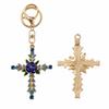 New Product Creative Rose Cross Key Ring Buckle Bag Car Key Ring Chain