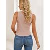 Waffle Fashion Sleeveless Bottoming Top Vest