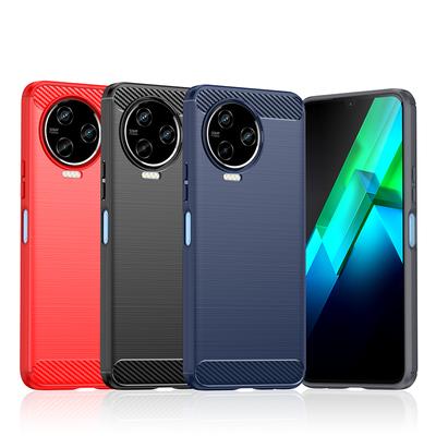 Etui na Cover Infinix Note 12 Pro Etui na Infinix Note 12 Pro X676B Bumper Silikonowe Etui z Włókna Węglowego na Infinix Note 12 Pro Cover