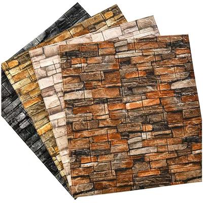 3D Wall Sticker Waterproof Peel and Stick Self Adhesive Wallpaper Wall Tile for Home Decoration