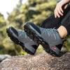 Men Outdoor Hiking Shoes Lightweight Breathable Climbing Trekking Sneakers Non-Slip Wear-resistant Women Walking Hiking Boots