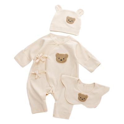 YIN OON Newborn Underwear Long Sleeve Front Baby Baby Baby Gift Bib Size 52 Clothes, Romper, Coverall, Opening, Clothes, Innerwear, Pajamas, Prep,