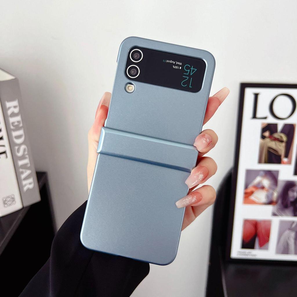 Coque dégradée au toucher peau pour Samsung Galaxy Z Flip Series (Flip7/6/5/4/3)