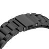 For Samsung Galaxy Fit3 Replacement Strap Quick Release Stainless Steel Watch Band,Black