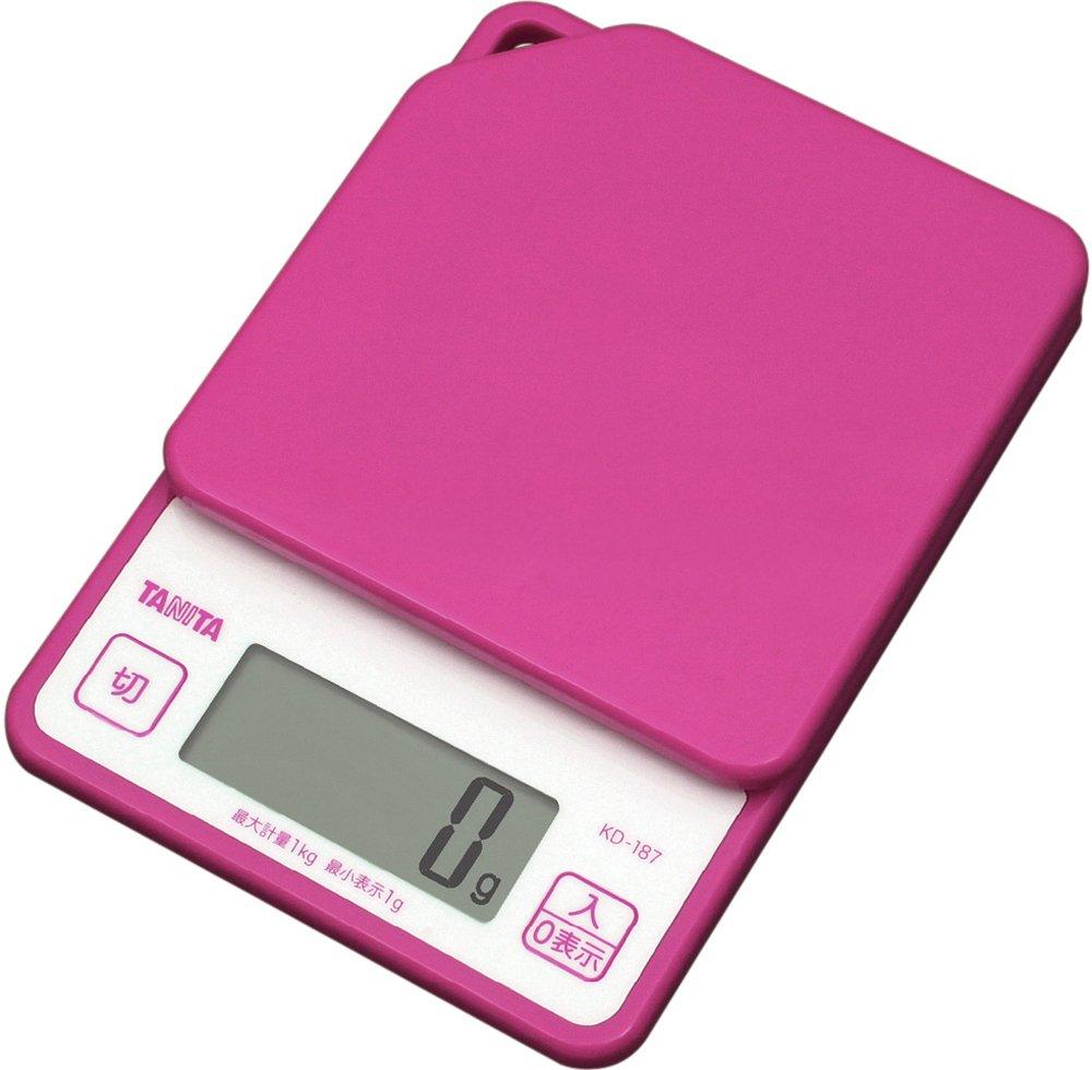 

Tanita Digital Cooking Scale 1kg Pink KD-187-PK рожевий