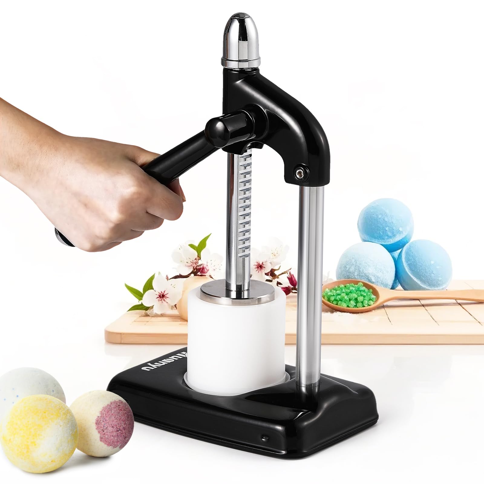 

Huanyu Бомбочка для ванны Маленький пресс для бомбочек для ванны Делает ванну Делает ванну Включает 5 см форму для изготовления подарков, Машина, Бомбочки, Соли, Набор, Ручная работа, Ванна, Дом, чёрный