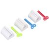 3 Sets Toothpaste Squeezer Practical Plastic Rolling Toothpaste Squeezer with Rolling Handle for