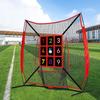 9-Section Numbered Strike Zone Trainer (No Net) Adjustable Pitcher Accuracy Training Aids for Baseball Softball Net