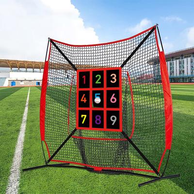 9-Section Numbered Strike Zone Trainer (No Net) Adjustable Pitcher Accuracy Training Aids for Baseball Softball Net