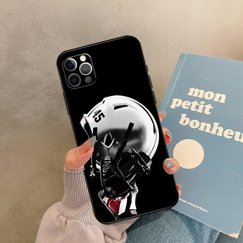 

American Football Case For iPhone 17 Air 14 16 15 11 12 13 Pro Max 12 mini XR 15 16 Plus 16e Back Cover Shell iPhone 17 Pro