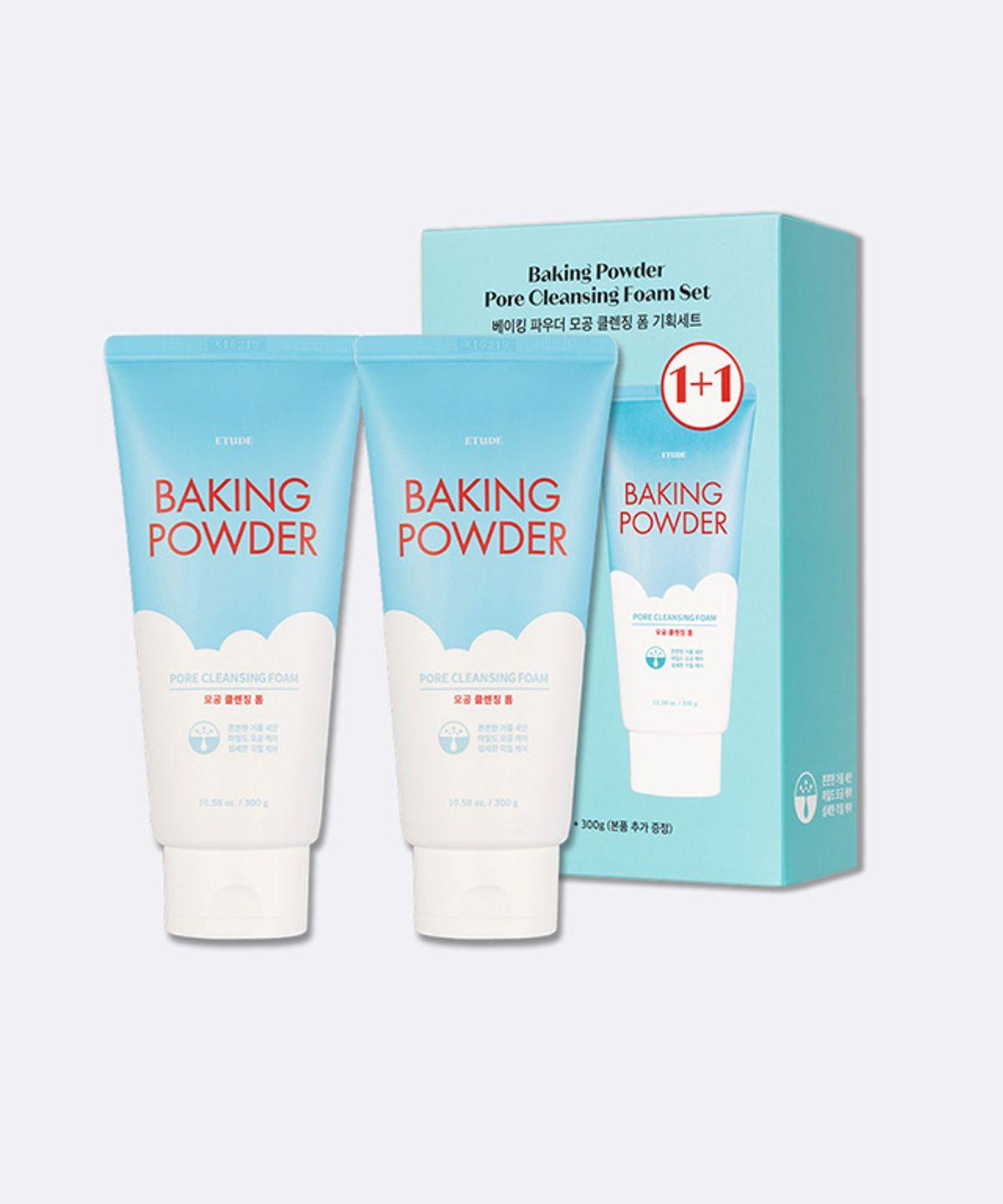 Baking Powder Pore Cleansing Foam Duo Set 300g 2 Pack