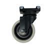 ALINCO KHF-P1L Swivel Caster for Left Front Wheel of MTW100 Dolly, Black, 10cm X 3.5cm