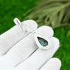 Gift For Her 925 Sterling Silver Natural Solar Moss Agate Gemstone Pendant