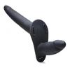 XR Brands Vibrating Double Dildo + Harness