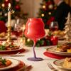 Bright Macaron Color Cup Glass Goblet, Wave Cup, Creative Decorative Cocktail Glassware, Photo-friendly Novelty Bar Goblet Tool for Wine Cocktails