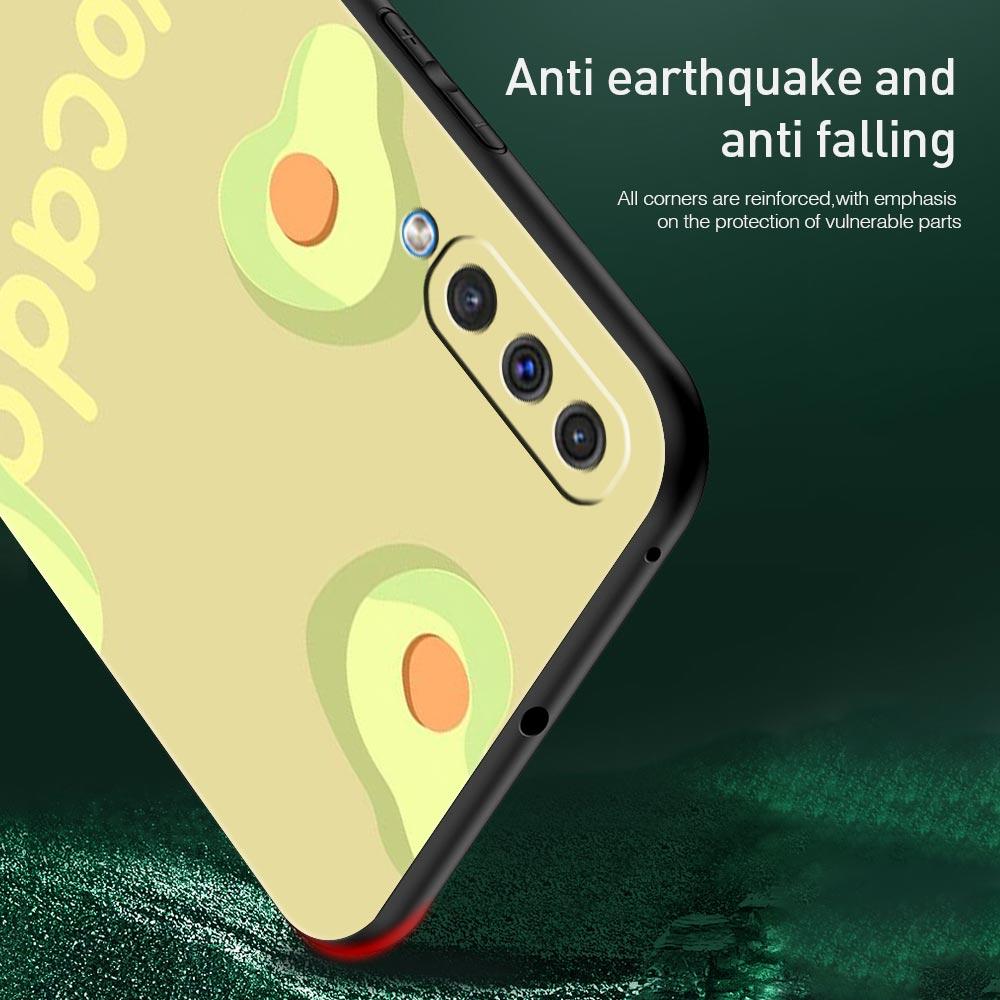 Cute Avocado Phone Case for Samsung Galaxy A56 A36 A26 A16 A34 A24 A42 A22 A20 A12 A40 A30 A10 5G Soft TPU Cover Shell Funda Bag