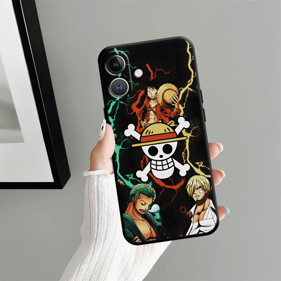 One Piece Zoro Luffy Portgas D Ace Funda Phone Cover Phone Case for Apple iPhone 14 17 Pro Max 15 Pro 7 8 16 13 Air 11 XR XS MAX