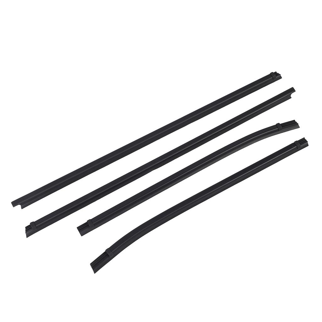 4Pcs Door Weatherstrip Trim 8 98052197 2 Dust Proof Wind Resistant Anti Leakage for D MAX RT 2012 to 2019