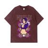 275 GSM Washed T-shirts 100% Cotton Seven Deadly Sins V8 Merlin Print Unisex Heavy Cotton T Shirt
