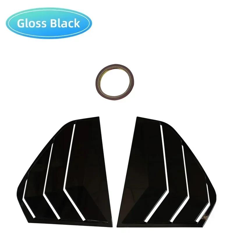 Car Rear Window Shutter Cover Trim For Volkswagen VW Golf 8 MK8 GTI GTD R Car Rear Window Louver Trim 2PCS