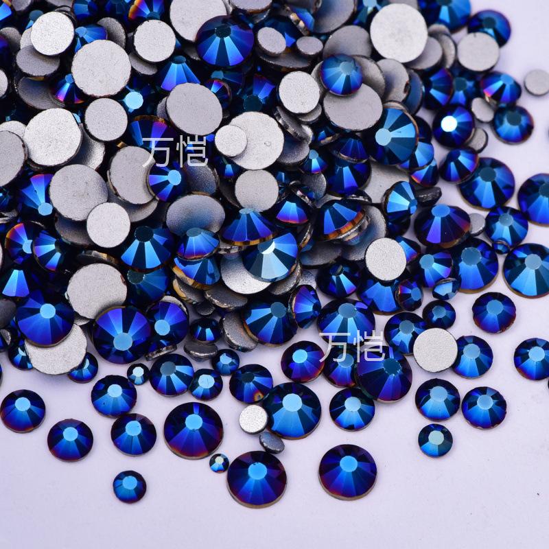 Ss3-Ss16 Mixed Size Flat Bottom Drill, Mobile Phone Case Diy Sticker Diamond Crystal Glass, Creative Nail Art Jewelry Accessories
