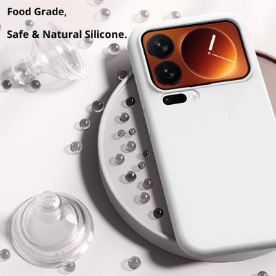 For Xiaomi 17 Case Skin-Friendly Liquid Silicone + PC Phone Cover