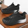 Fashionable Wide Toed Shoes with Thick Sole Cushioning and Widened Men's Running Shoes Comfortable Ultra Light  Sports Shoes