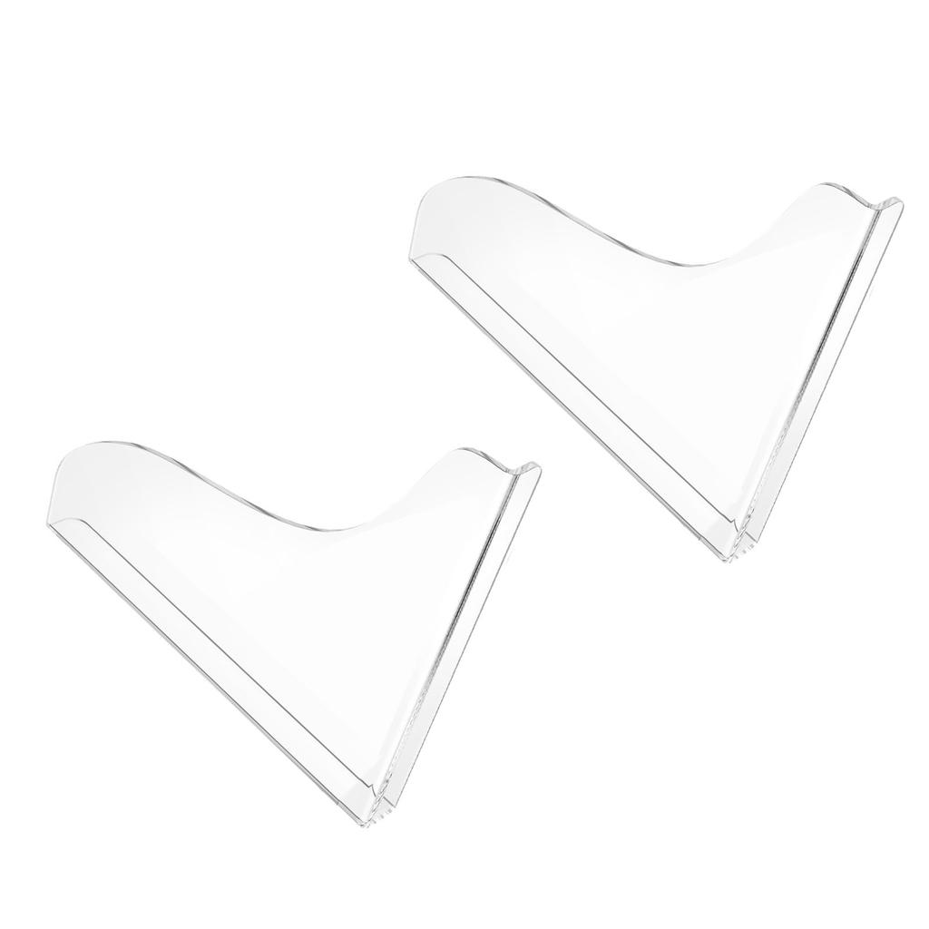 2PCS Clear Shower Splashing Guard Acrylic Bath Angle Protection Tub Corner Water Guards for Home