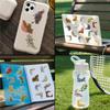 50Pcs/Set Retro Flower Wall Series 01 PET Stickers Waterproof DIY Fashion Doodle Decals Stickers