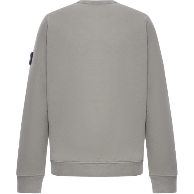Stone Island Pullover Crew Neck Long Sleeve Sweatshirt Men sweatshirt Gray K2S156100028S0A20-V006B