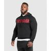 Gymshark Prime Hoodie Schwarz Lebhaftes Rot A2b3o Rbwn