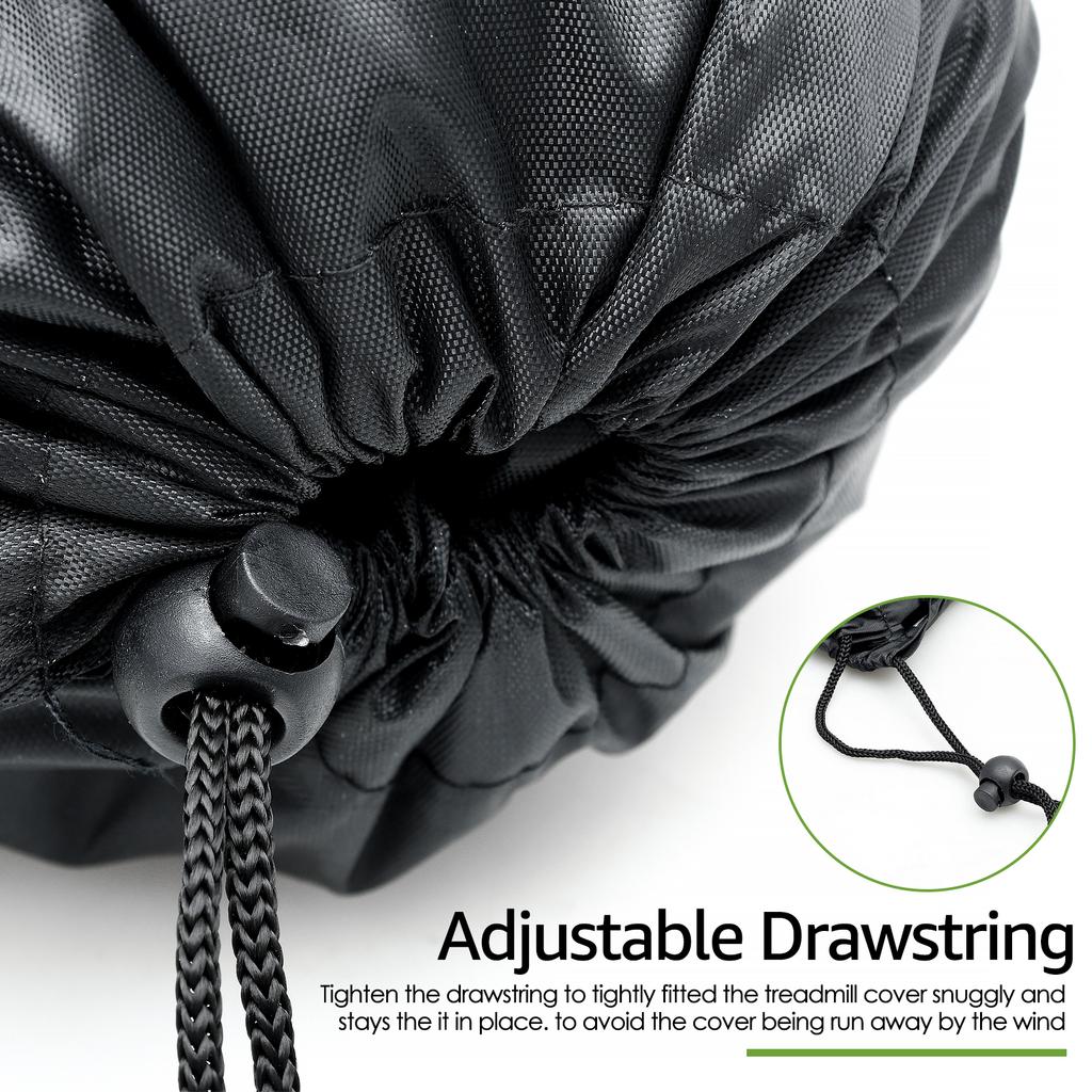 Dustproof Treadmill Cover Oxford Cloth Waterproof Running Machine Cover Gym Equipment Cover for Outdoor Indoor Home Furniture