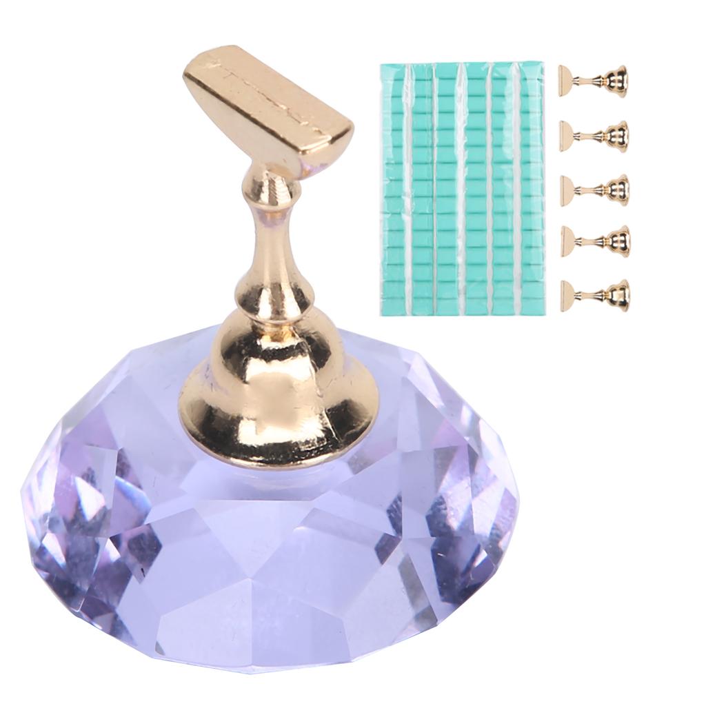 Nail Art Display Stand Set Magnetic   Holder Practice Showing Shelf Manicure Tool