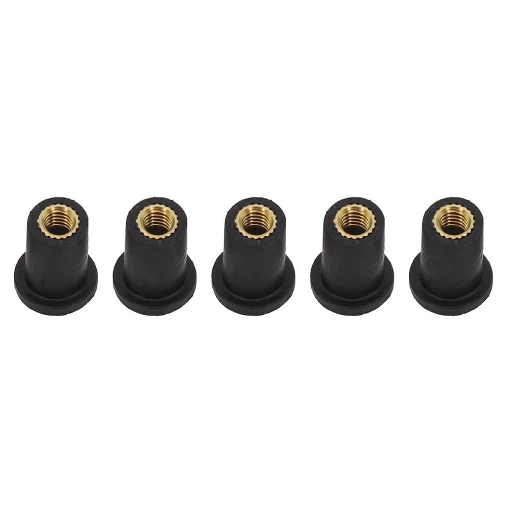 Motorcycle Windshield Rubber Nuts Mounting Vibration Damper